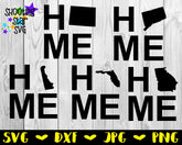 HOME State US State Bundle - 50 States SVG Bundle